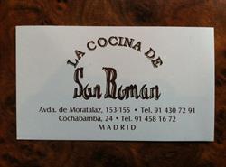 la Cocina de San Roman, Madrid