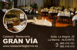 Restaurante Gran Vía, La Marina