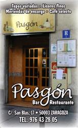 Restaurante Nuevo Pasgon, Zaragoza