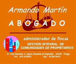 Abogado - Administración De Fincas Armando Martín Costas, Fraga