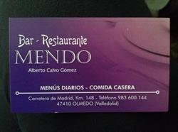 Restaurante Mendo, Olmedo