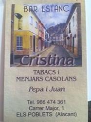 Bar Cristina, Setla