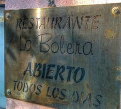 Restaurante la Bolera, Madrid