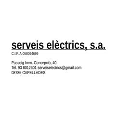 Serveis Electrics S.A., Capellades