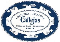 Confitería Callejas, Hellín