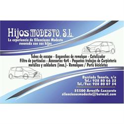 Silenciosos Modesto, Arrecife