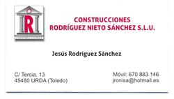 Construcciones rodriguez nieto sanchez, Urda