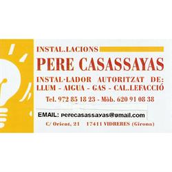 Installacions Pere Casassayas, Vidreres