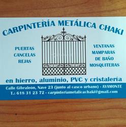 Carpintería metálica CHAKI, Ayamonte