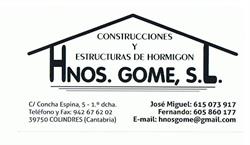 Estructuras de hormigón hermanos gome s.l., Colindres