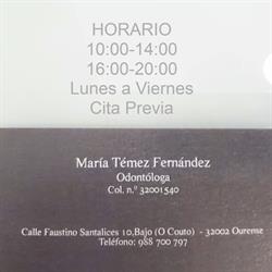Clínica Dental María Témez, Ourense