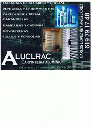 CARPINTERÍA DE ALUMINIO "ALUCLRAC", Lominchar