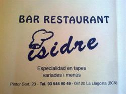 Bar Restaurant Isidre, La Llagosta