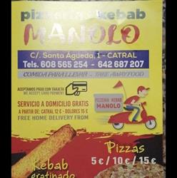 Pizzeria - Kebab Manolo, Catral