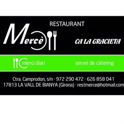 Restaurant Mercè Ca La Gracieta, La Vall de Bianya