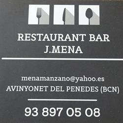 Restaurant Bar J. Mena, Avinyonet del Penedes