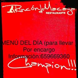 Restaurante Rincón de Macaya, La Almunia de Doña Godina