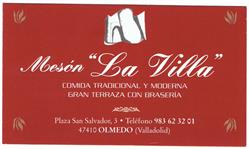 Mesón La Villa, Olmedo