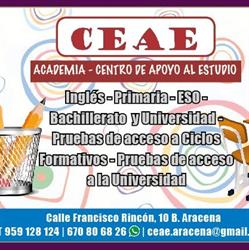 ACADEMIA CEAE. Centro Apoyo Estudio, Aracena