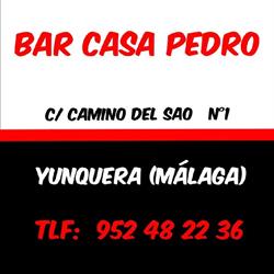 Bar Casa Pedro, Yunquera