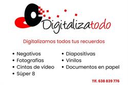 Digitalizatodo Empresa de Digitalización de recuerdos, Murcia
