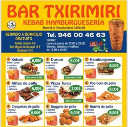 Kebab txirimiri, Basauri