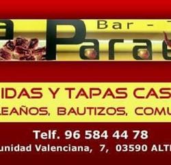 Bar Tapas La Paraeta, Altea