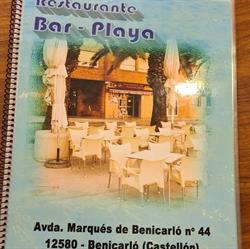 Restaurante BAR PLAYA, Benicarló