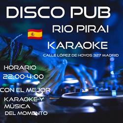 Disco pub karaoke rio piraí, Madrid