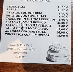 Restaurante - bar SAJA, Cabezón de la Sal