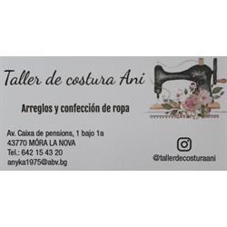 Taller De Costura Ani, Mora la Nova