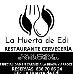 Restaurante Cervecería La Huerta de Edi, Piedralaves