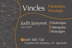 Judit Junyent Tort, Centre Vincles., Igualada