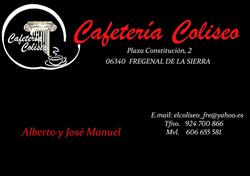 Cafetería Coliseo, Fregenal de la Sierra