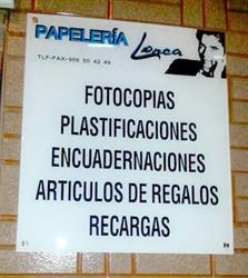 Papeleria Lorca, Ceuta