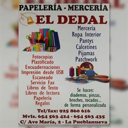 Papelería-Mercería El Dedal, La Pueblanueva
