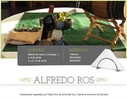 Alfredo Ros, Alicante