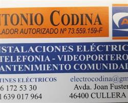 Antonio Codina ELECTRICIDAD, Cullera