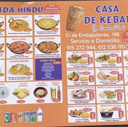 CASA DE KEBAB y comida hindú, Madrid