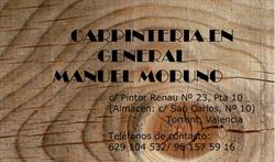 CARPINTERIA EN GENERAL MANUEL MORUNO, Torrent