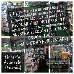 Librería Acuarela Fasnia