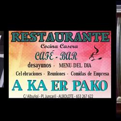 Cafetería A Ka Er Pako, Albolote