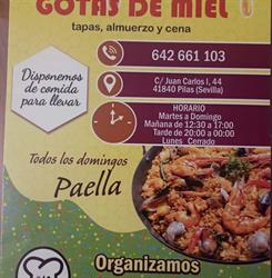 Bar los Galgos Gotas de miel, Pilas