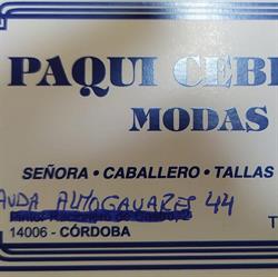 Paqui Cebrian modas, Córdoba