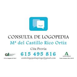 Logopeda Priego - Mª del Castillo Rico Ortiz